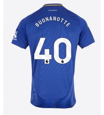 Leicester City Facundo Buonanotte #40 Primera Equipación 2024-25 Manga Corta